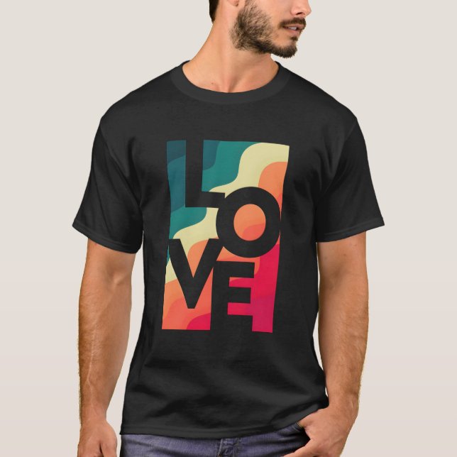 Rainbow Love Gay Lgbt Diversity Inclusion Equality T-Shirt (Front)