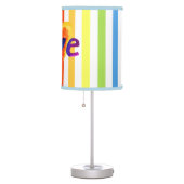 Rainbow Love Hearts Art Lamp (Right)