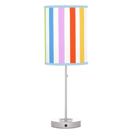 Rainbow Love Hearts Art Lamp (Back)