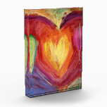 Rainbow Love Hearts Art Paperweight Award<br><div class="desc">Multi-racial hands reach for colorful hearts as a tribute to diversity, equity, and inclusion (DEI). Hearts all intersect like the love from multiple sources coming together but also being separate. The love heart connections hold us together in joy and celebrations. It is love too for strengthening our souls for life's...</div>