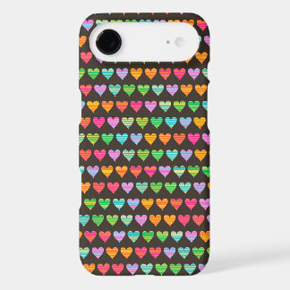 Rainbow Love Hearts Colorful Fun Cute Casing iPhone 17 Air Case