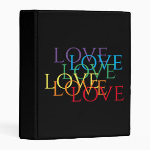 RAINBOW LOVE II Mini Binder