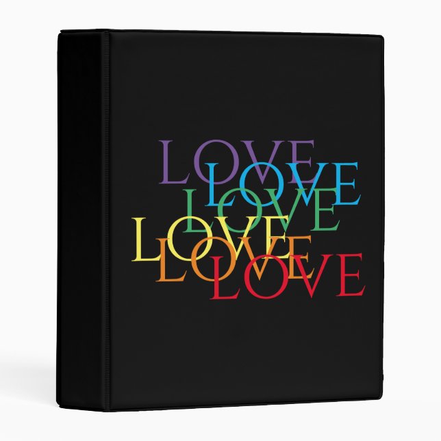 RAINBOW LOVE II Mini Binder (Front/Spine)