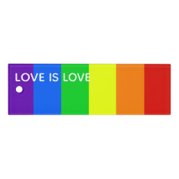 Rainbow Love is Love Gay Pride Parade LGBTQ Ruler