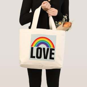 RAINBOW LOVE JUMBO TOTE
