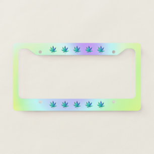 Rainbow Love License Plate Frame