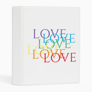 RAINBOW LOVE Mini Binder