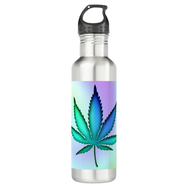 Rainbow Love   Stainless Steel Water Bottle (Front)