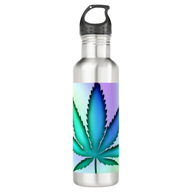 Rainbow Love   Stainless Steel Water Bottle (Front)