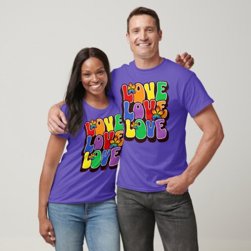 Rainbow Love T_Shirt