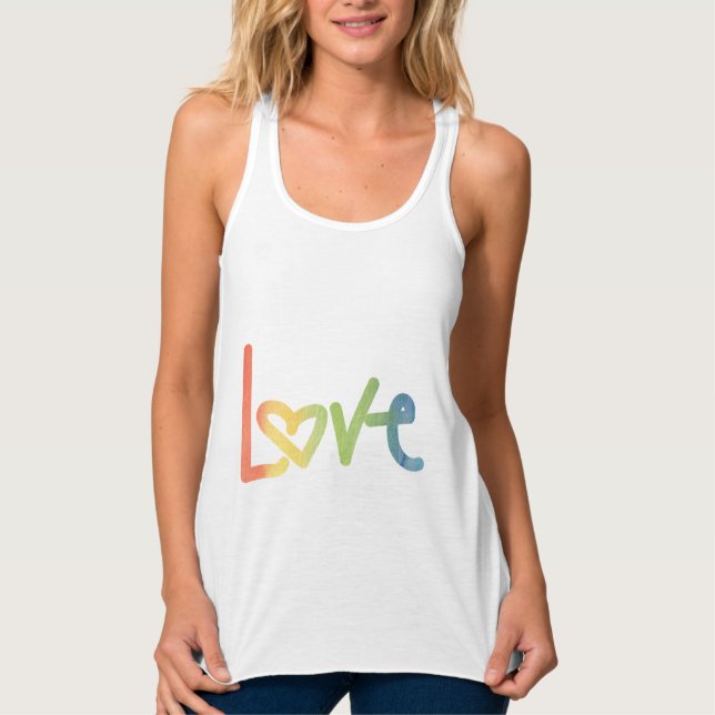 Rainbow Love Tank (Front)