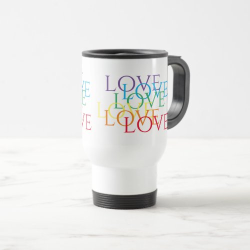 RAINBOW LOVE Travel Mug