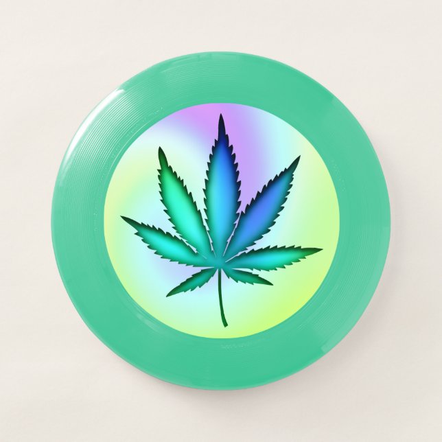 Rainbow Love  Wham-O Frisbee (Front)