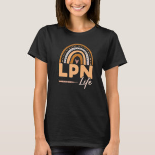 Rainbow Lpn Life  Medical Nursing Licensed Practic T-Shirt