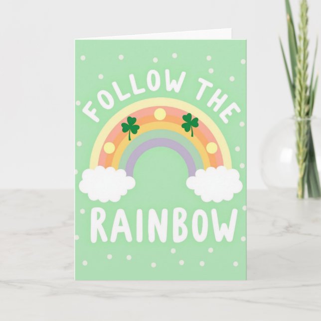 Rainbow Luck Follow Card (Front)