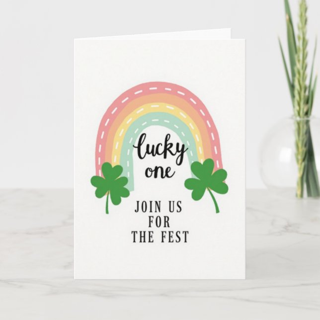 Rainbow Lucky One Fest Card (Front)