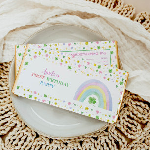 Rainbow Lucky One Hershey Bar Favors