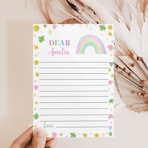 Rainbow Lucky One Time Capsule Note Message Card