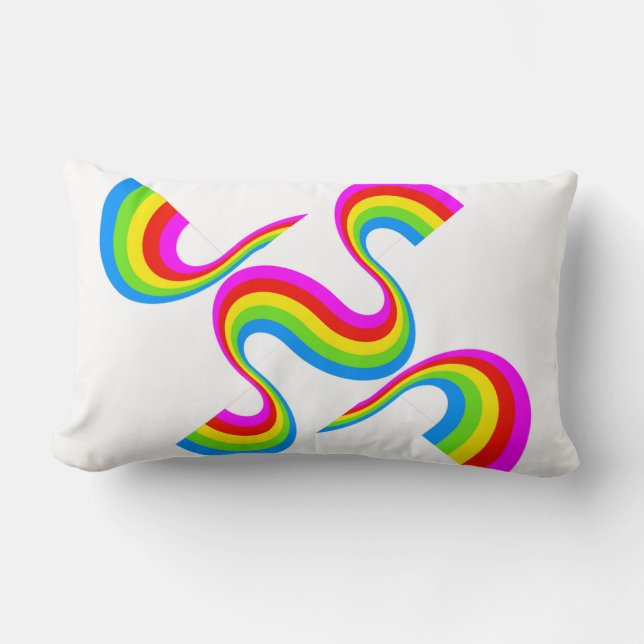 RAINBOW LUMBAR PILLOW (Front)
