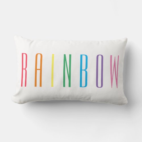 RAINBOW Lumbar Pillow