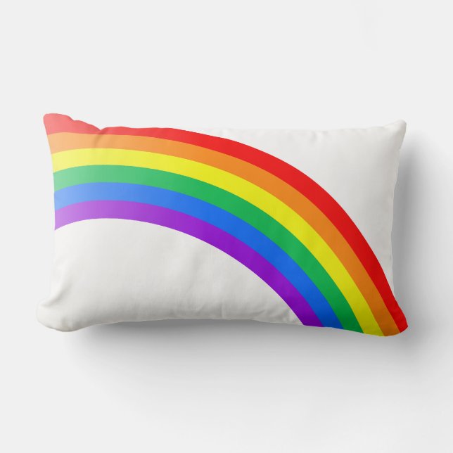 Rainbow Lumbar Pillow (Front)