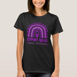 Rainbow Lupus Awareness Support Squad T-Shirt