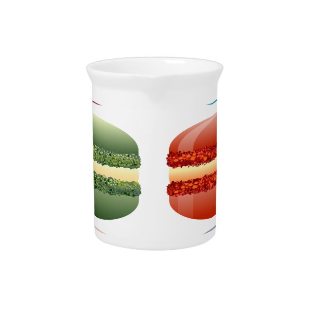 rainbow macarons drink pitcher (Front)