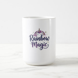 Rainbow Magic Mug | Colorful Rainbow Coffee Cup |
