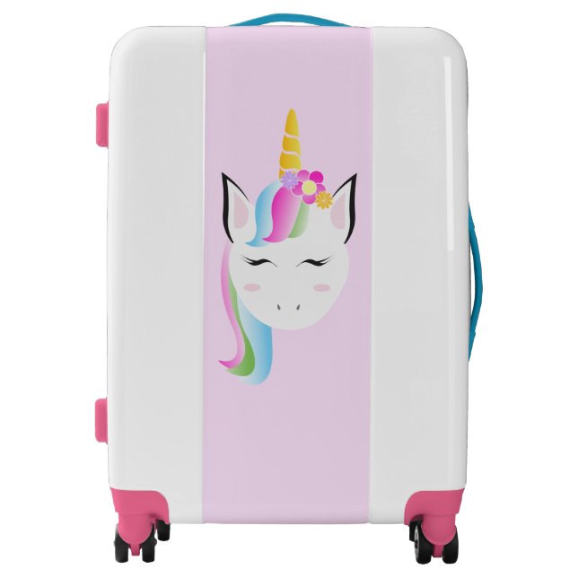 Rainbow Magical Unicorn Gift Luggage (Front)