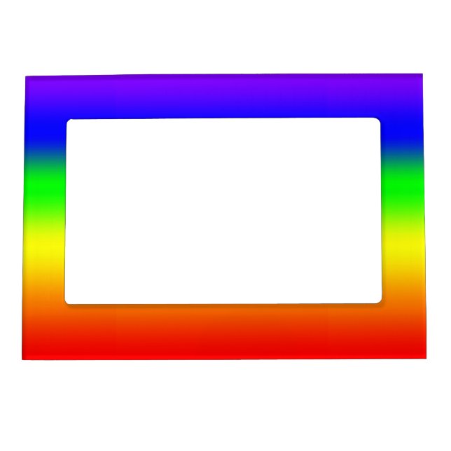 Rainbow Magnetic Photo Frame (Front)