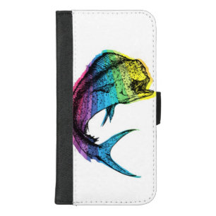 Rainbow Mahi Mahi iPhone 8/7 Plus Wallet Case