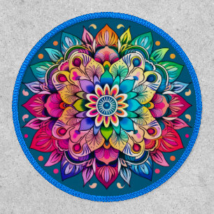 Rainbow  Mandala Patch