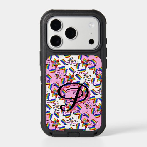 Rainbow Mandala Pride Monogram - Vibrant Geometric iPhone 17 Pro Case