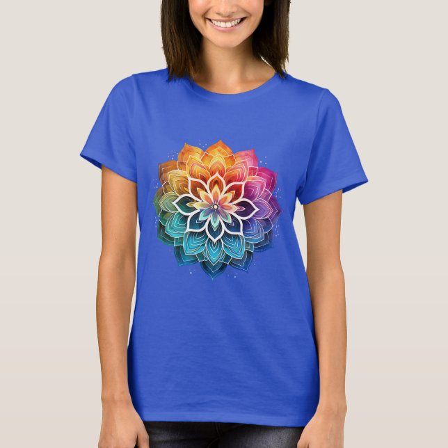 Rainbow mandala T-Shirt (Front)