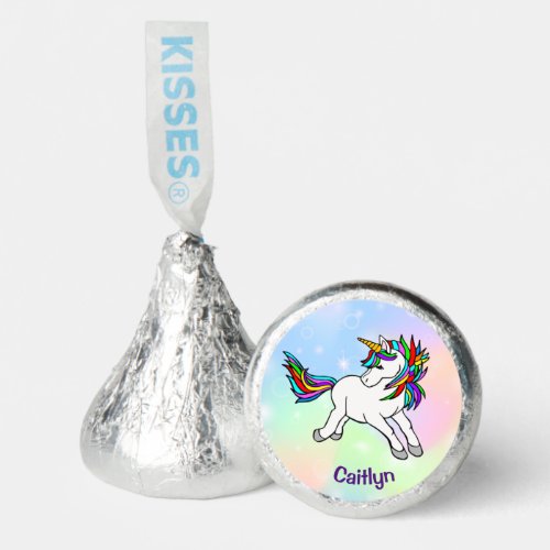 Rainbow_Maned Unicorn Design Hershey Kisses Hersheys Kisses