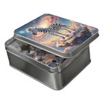 Rainbow-Maned Zebra on a Cupcake-Topped Cliff Jigsaw Puzzle