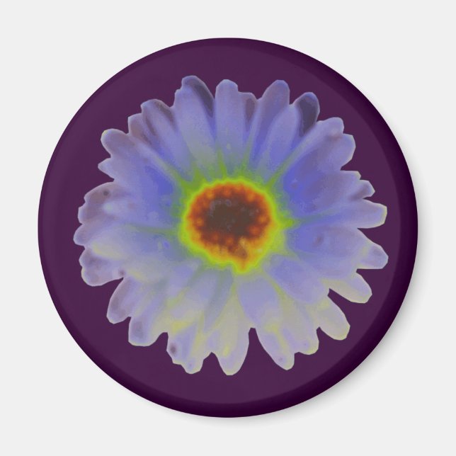 Rainbow Marigold Magnet (Front)