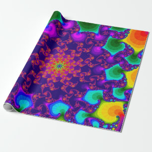 Rainbow Marigold Wrapping Paper