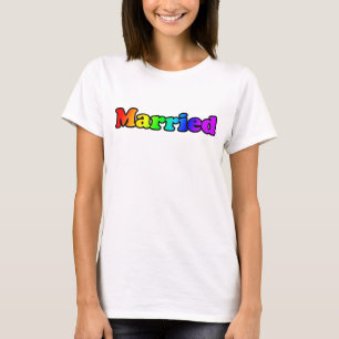 (Rainbow) Married T-Shirt