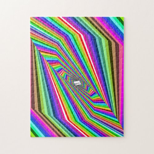 Rainbow Maze Jigsaw Puzzle