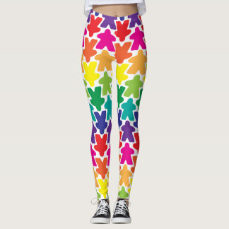 Rainbow Meeple Leggings