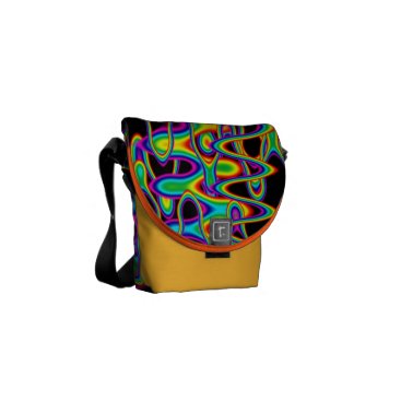 Rainbow melt Rickshaw mini messenger bag Rainbow melt Rickshaw mini messenger bag