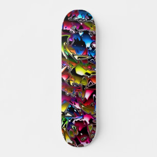 Rainbow Melt Skateboard