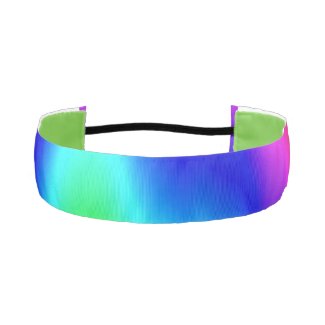 Rainbow Meltdown Elastic Headbands