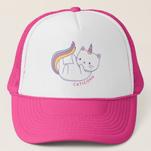 Rainbow  Meowgical Caticorn Trucker Hat