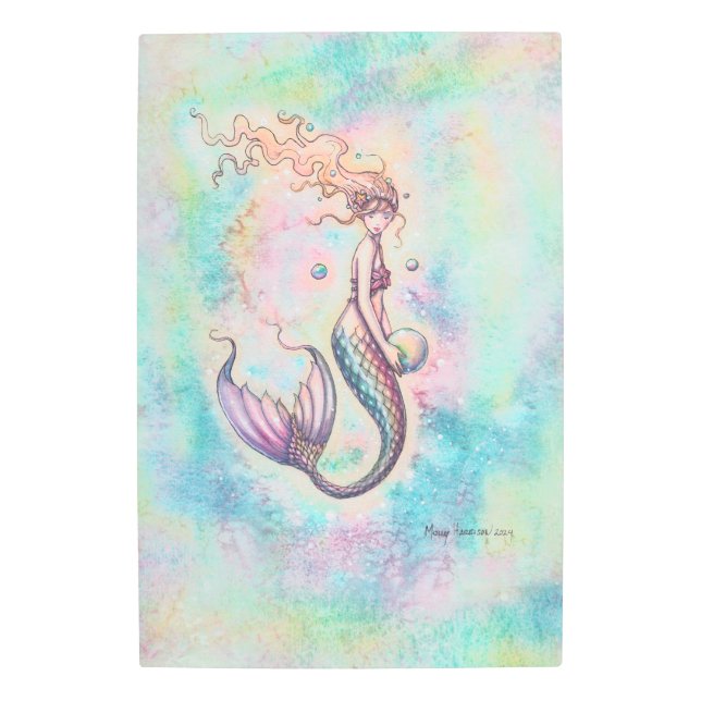 Rainbow Mermaid Fantasy Art by Molly Harrison (Front)