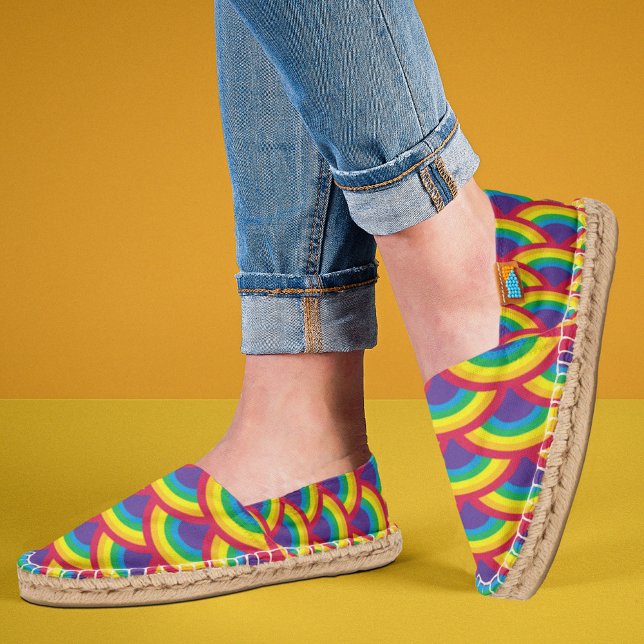 Rainbow Mermaid Scale Espadrilles (Creator Uploaded)