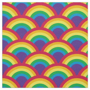 Rainbow Mermaid Scale Fabric