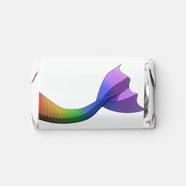 Rainbow Mermaid Tail V2 Hershey's Miniatures (Front)