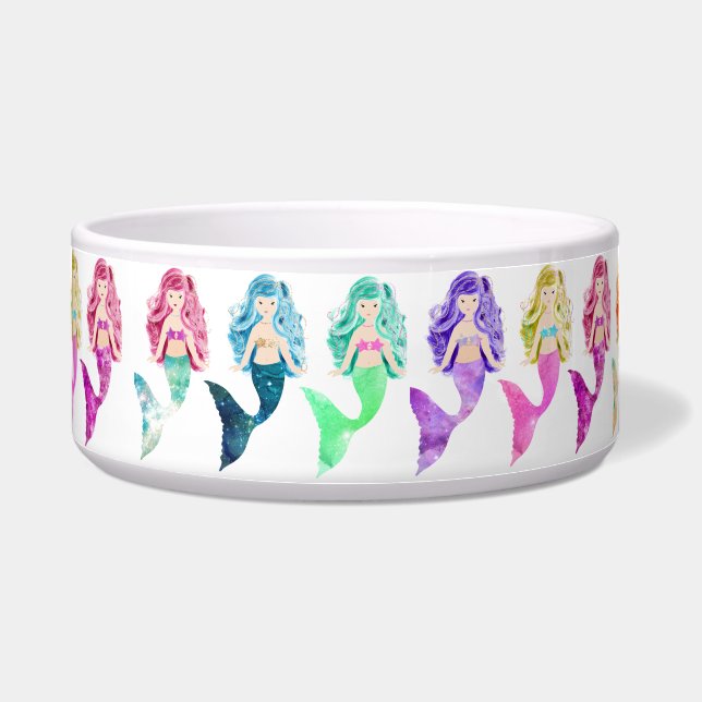 Rainbow Mermaids Bowl (Front)